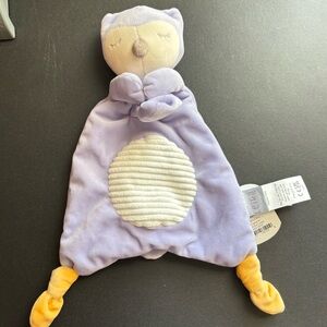 LEIKA Mary Meyer Plush Purple LITTLE OWL LOVEY Security Baby Toy Knots New